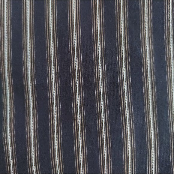 HUGO BOSS Men's Vertical Striped Button Front Shirt Size 15, 34/35 - Picture 7 of 8